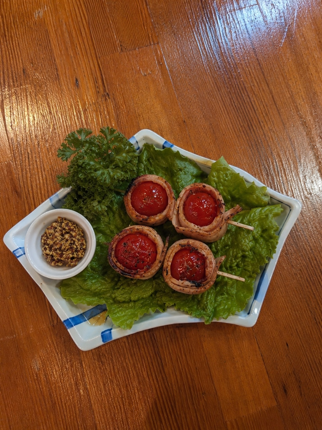 トマトベーコン串